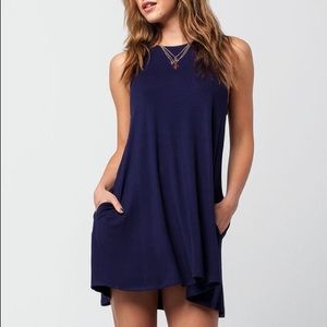 Socialite High Neck Swing Dress